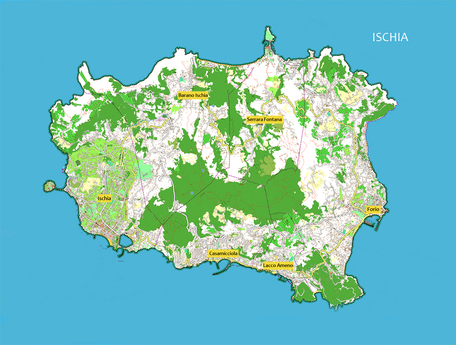 mappa ischia attuale